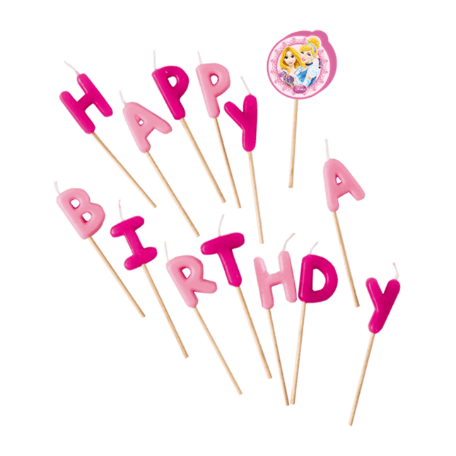 Prinsessen Kaarsjes Happy Birthday van Procos koop je bij Partywinkel