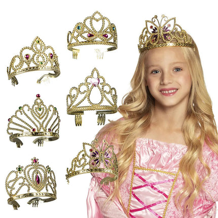 Prinsessen Kroon Meisje Willekeurig van Boland koop je bij Partywinkel