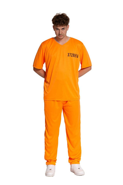 Prisionero Naranja Crooks Traje Uni