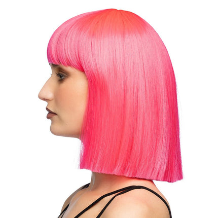 Pruik Djamilla playful pink van Boland koop je bij Partywinkel
