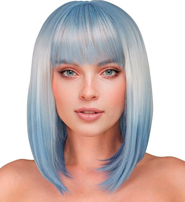 Pruik Droomhaar Layla Blond Blauw van Widmann koop je bij Partywinkel