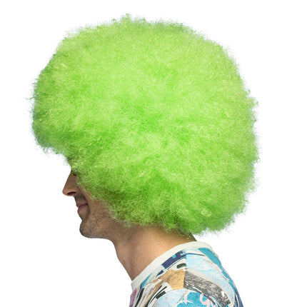 Pruik Sugar neongroen UV van Boland koop je bij Partywinkel