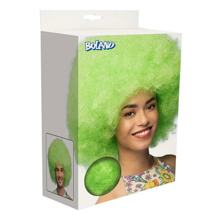 Pruik Sugar neongroen UV van Boland koop je bij Partywinkel