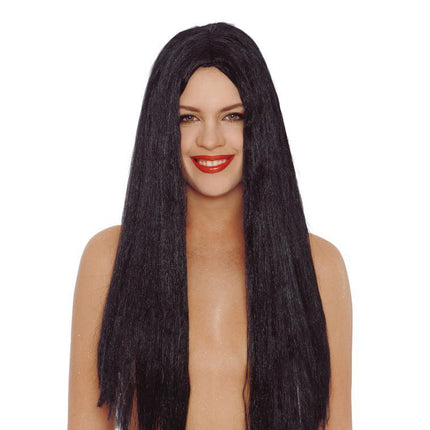 Pruik Zwart Lang Haar van Fiestas Guirca koop je bij Partywinkel