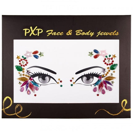 PXP Gezicht Sticker Face Jewels Festival Face van PXP Professional Colours koop je bij Partywinkel