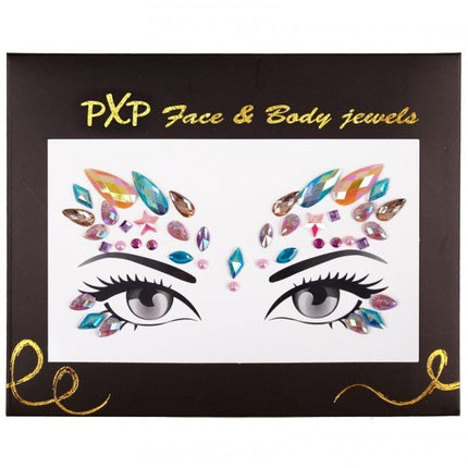 PXP Gezicht Sticker Face Jewels Glitter Unicorn van PXP Professional Colours koop je bij Partywinkel