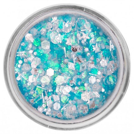 PXP Pressed Chunky Glitter Creme Turquoise Candy 10ml van PXP Professional Colours koop je bij Partywinkel