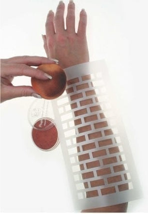 PXP Schmink Sjabloon Bakstenen van PXP Professional Colours koop je bij Partywinkel