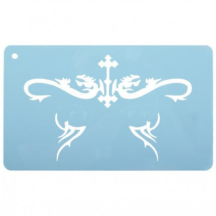 PXP Schmink Sjabloon Dragons And Crosses van PXP Professional Colours koop je bij Partywinkel