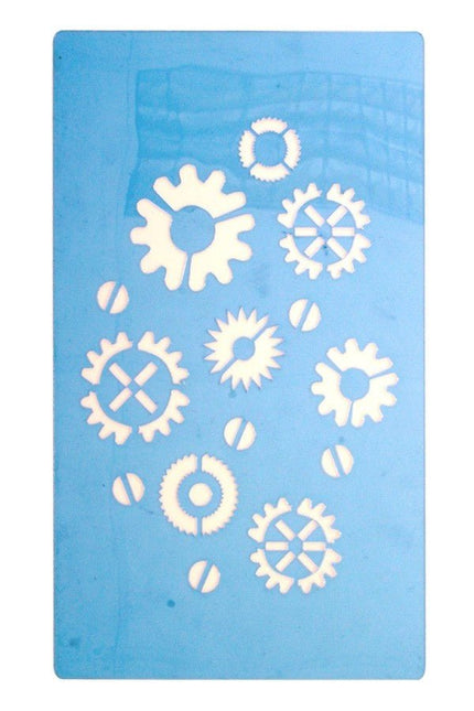 PXP Schmink Sjabloon Face Paint steampunk tandwiel van PXP Professional Colours koop je bij Partywinkel