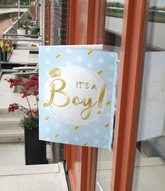 Raambord It's a boy! 60cm van Paper Dreams koop je bij Partywinkel