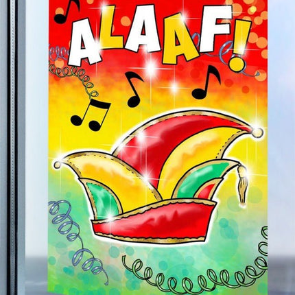 Raamsticker Alaaf 25cm van PartyXplosion koop je bij Partywinkel