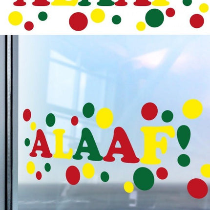Raamsticker Alaaf 75cm van PartyXplosion koop je bij Partywinkel