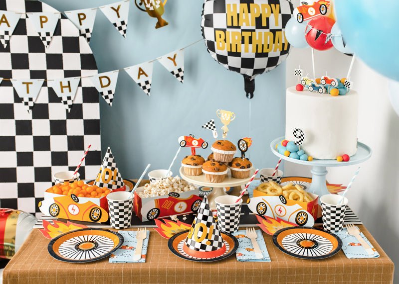 Race Bekers 220ml 6st van Partydeco koop je bij Partywinkel