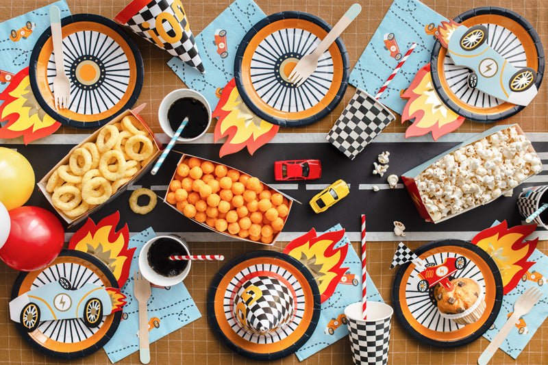 Race Borden 26,5cm 6st van Partydeco koop je bij Partywinkel