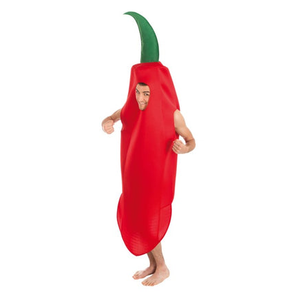 Disfraz de chile para adultos, talla única