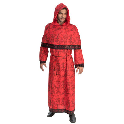 Disfraz de diablo para hombre, rojo, talla única