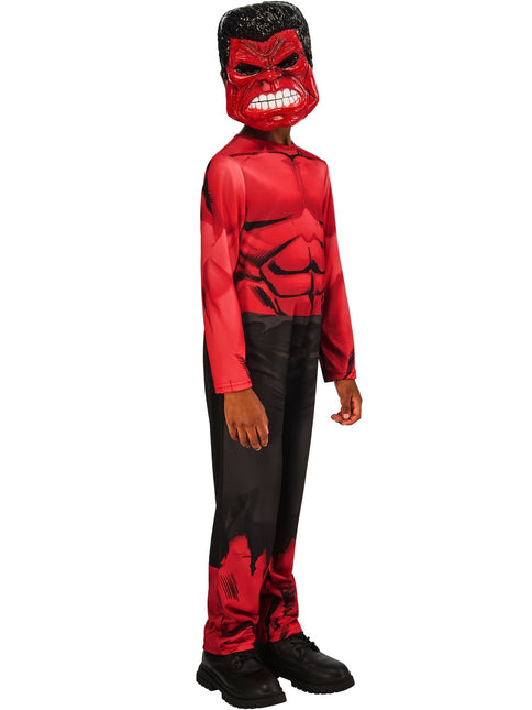 Disfraz de Hulk Rojo Niño