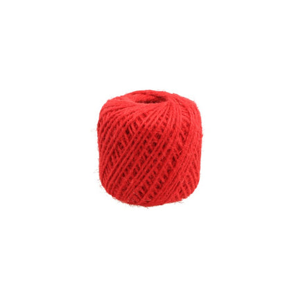 CINTA DE YUTE ROJA 2 MM X 30 M