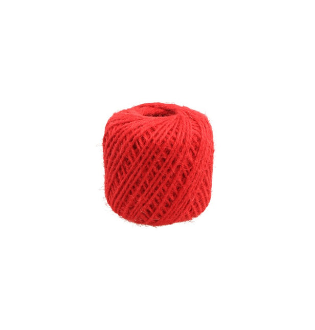 CINTA DE YUTE ROJA 2 MM X 30 M