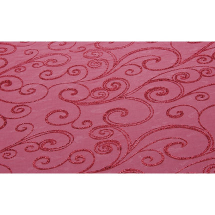 Camino de Mesa Rojo Purpurina 5M 36cm