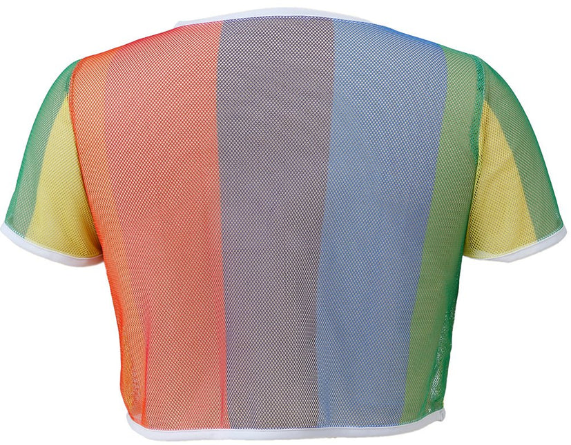 Regenboog Shirt Mesh van Fiestas Guirca koop je bij Partywinkel