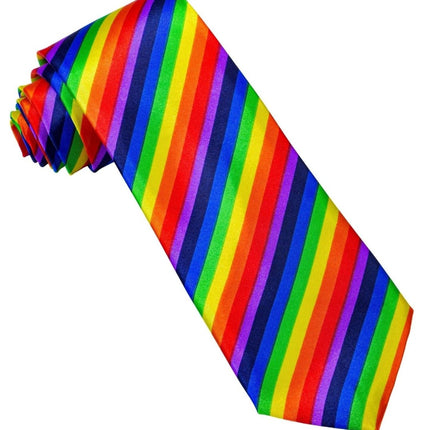 Regenboog Stropdas van Widmann koop je bij Partywinkel