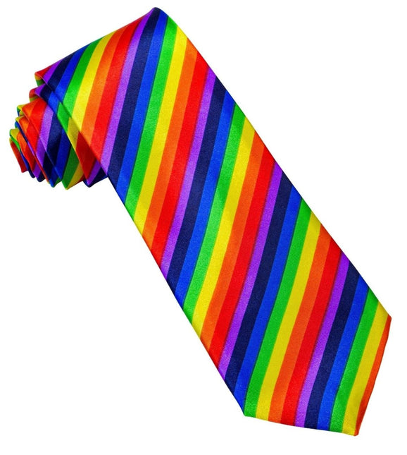 Regenboog Stropdas van Widmann koop je bij Partywinkel