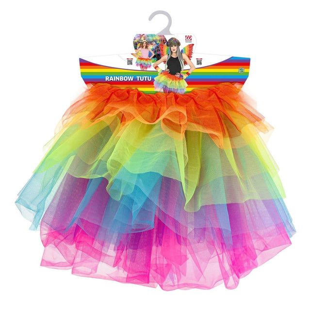 Regenboog Tutu Dames 45cm van Widmann koop je bij Partywinkel