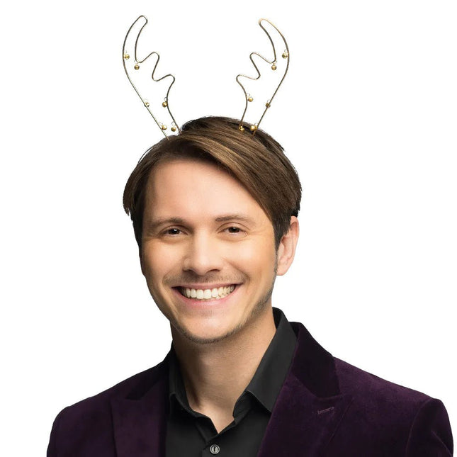 Rendier Haarband Wit van Boland koop je bij Partywinkel
