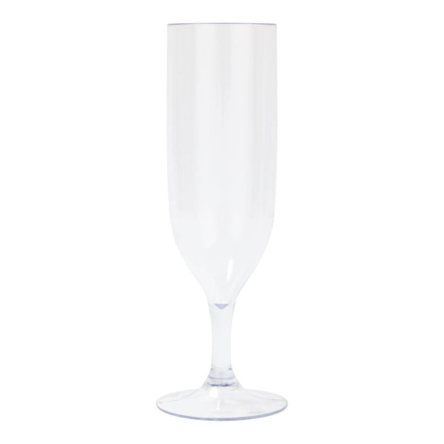 Reusable Semi Tranparent Glasses Reusable Semi Tranparent Champagne Glasses 2St van Procos koop je bij Partywinkel