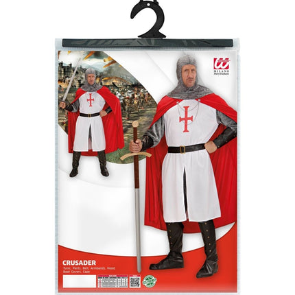 Ridder Kostuum Rood Wit Heren - Partywinkel - 8003558444915