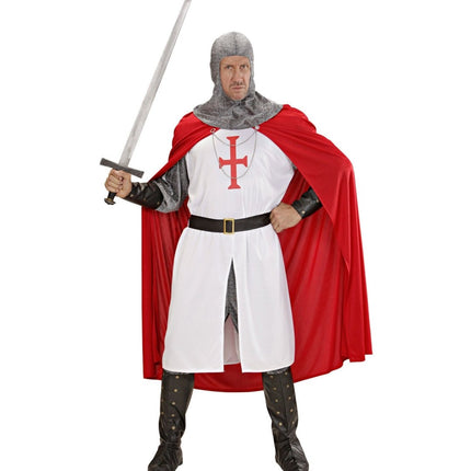 Ridder Kostuum Rood Wit Heren - Partywinkel - 8003558444915