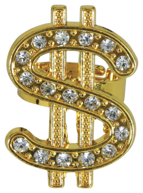 Ring Goud Dollar van Fiestas Guirca koop je bij Partywinkel