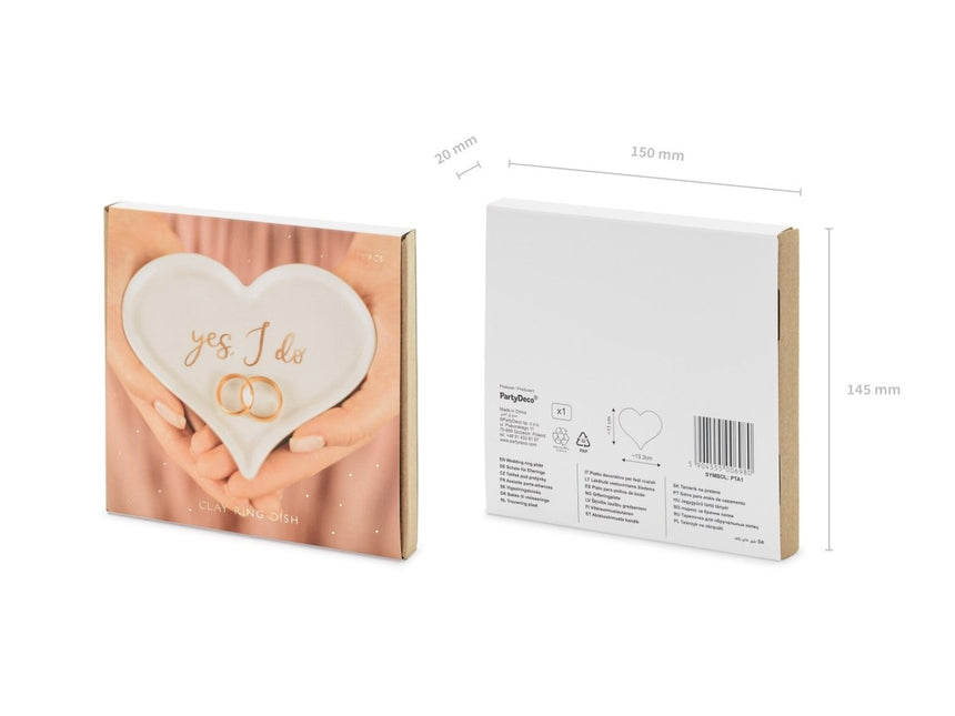 Ring Kussen Bord Yes I Do van Partydeco koop je bij Partywinkel