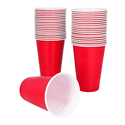 Rode Bekers 53cl 40st van Boland koop je bij Partywinkel