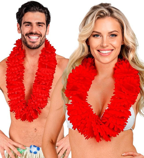 Rode Hawaii Krans van Widmann koop je bij Partywinkel