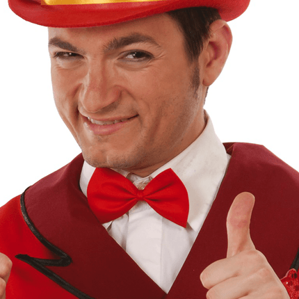 Rode Strik 11cm van Fiestas Guirca koop je bij Partywinkel