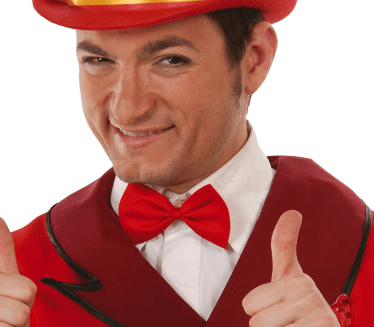 Rode Strik 11cm van Fiestas Guirca koop je bij Partywinkel