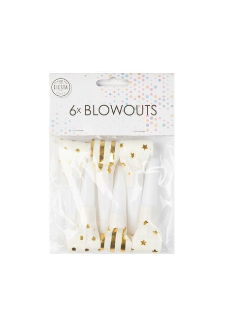 Roltongen Goud 6st van WeFiesta koop je bij Partywinkel