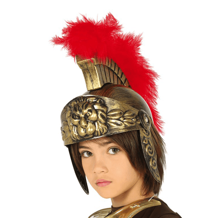 Romeinse Helm Goud Kind van Fiestas Guirca koop je bij Partywinkel