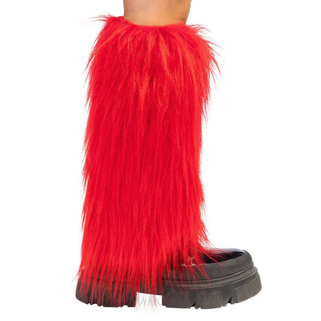Rood Beenwarmers Pluche van Boland koop je bij Partywinkel