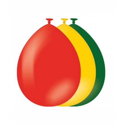 Rood Geel Groene Ballonnen 30cm 25st van Paper Dreams koop je bij Partywinkel