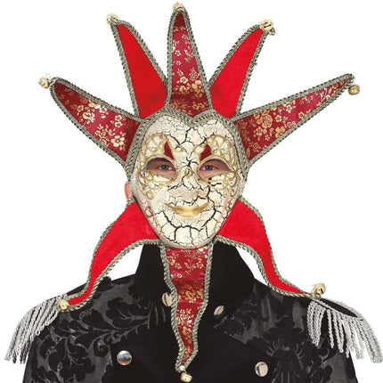Rood Masker Venitiaans Heren van Fiestas Guirca koop je bij Partywinkel