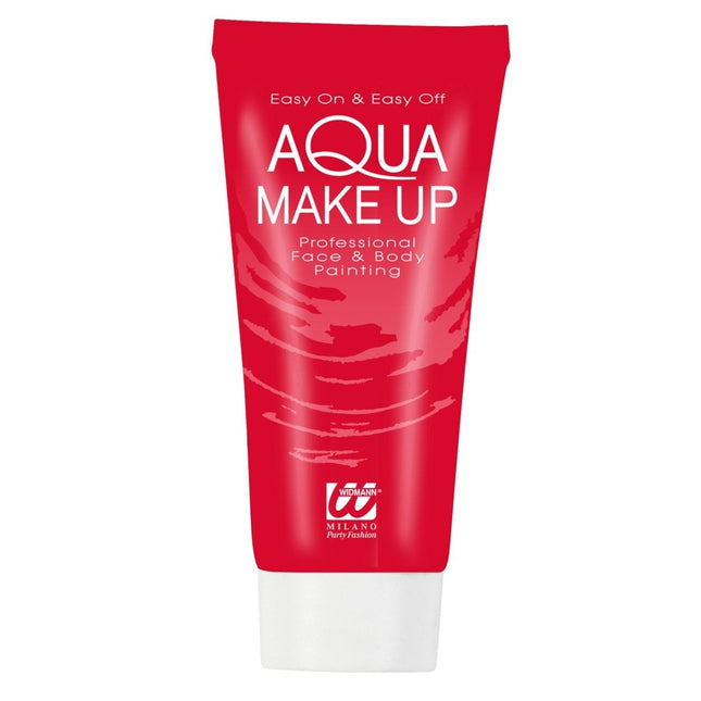 Rood Schmink Tube 30ml van Widmann koop je bij Partywinkel