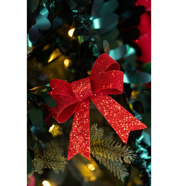 Rood Strik Glitters 12,7cm 3st van CHAKS koop je bij Partywinkel