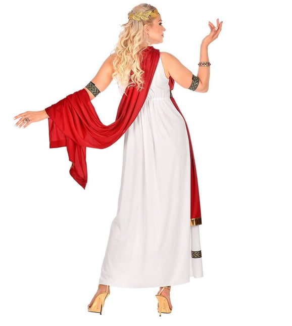 Rood Witte Jurk Dames van Widmann koop je bij Partywinkel