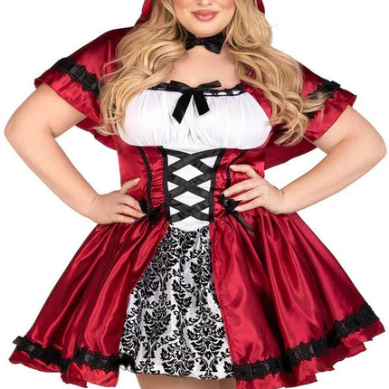 Roodkapje Kostuum Rood Dames Leg Avenue - Partywinkel - 714718498607