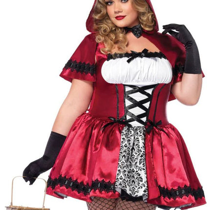 Roodkapje Kostuum Rood Dames Leg Avenue - Partywinkel - 714718498607