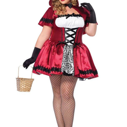 Roodkapje Kostuum Rood Dames Leg Avenue - Partywinkel - 714718498607